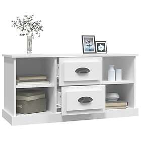 vidaXL TV Stand vit 99.5x35.5x48 cm konstruerat trä 816272