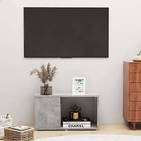vidaXL TV Stand 60x24x32 cm concrete grey chipboard