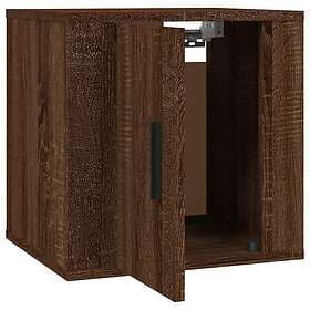 vidaXL Väggmonterad TV Stand brun ek 40x34.5x40 cm 816654