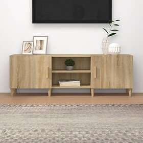 vidaXL TV Stand sonoma-ek 150x30x50 cm konstruerat trä 812621