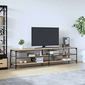 vidaXL TV Stand 200x30x50 cm constructed wood and metal 826760