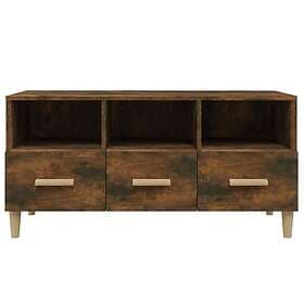 vidaXL TV Stand 102x36x50 cm smoked oak constructed wood