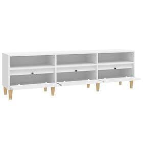 vidaXL TV Stand vit 150x30x44.5 cm konstruerat trä 831909
