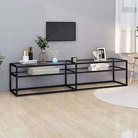 vidaXL TV Stand genomskinlig 180x40x40.5 cm härdat glas 331722