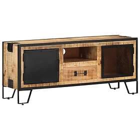 vidaXL TV Stand 110x31x46 cm Solid Mango Wood