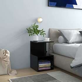 vidaXL Nightstand Black 35x35x55cm Constructed Wood 806348
