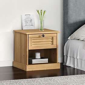 vidaXL Sängbord VIGO 42x35x40 cm massiv furu 353154