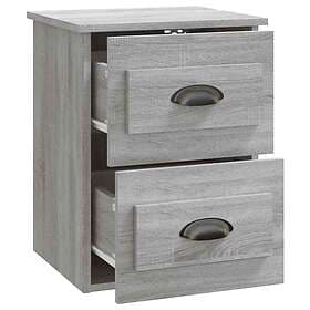 vidaXL Wall-mounted Nightstand Grey Sonoma 41.5x36x53cm 816404