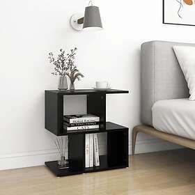 vidaXL Nightstand 2 pcs Black 50x30x51.5cm Engineered Wood 806367