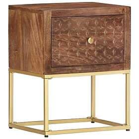 vidaXL Sängbord 40x30x50 cm massivt mangoträ 286554