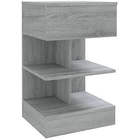 vidaXL Nightstand Grey Sonoma 40x35x65cm Engineered Wood 816043