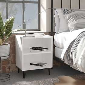 vidaXL Nightstand White 40x30x50cm 805797