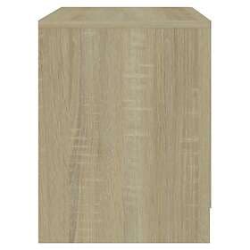 vidaXL Nightstand Sonoma Oak 45x34.5x44.5cm Engineered Wood 809852