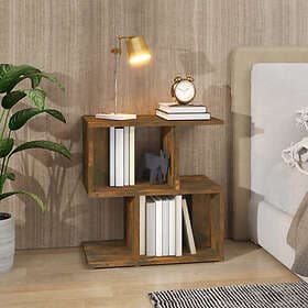 vidaXL Sängbord rökfärgad ek 50x30x51.5 cm konstruerat trä 815828
