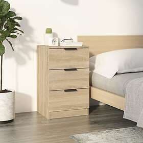 vidaXL Sängbord sonoma-ek 40x36x65 cm 811274