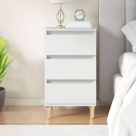 vidaXL Nightstand White 40x35x70cm Constructed Wood 819660