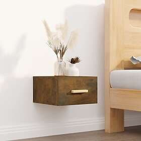 vidaXL Nightstand Smoke Brown Oak 35x35x20cm 817573