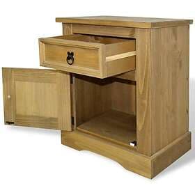 vidaXL Nattduksbord mexikansk Coronastil furu 53x39x67 cm 243730