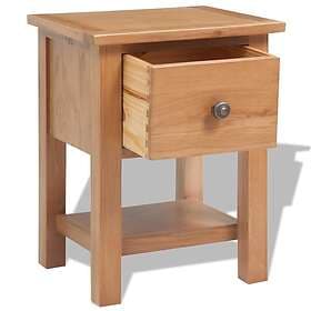 vidaXL Nightstand 2 pcs 36x30x47cm Solid Oak 3053416