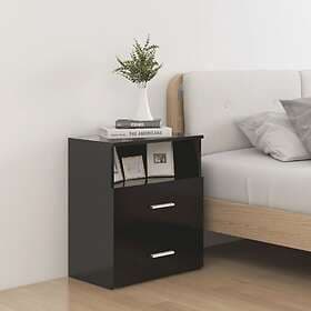 vidaXL Nightstand Black 50x32x60cm 803274