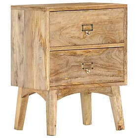 vidaXL Nightstand Mango Wood 40x35x55cm 286464