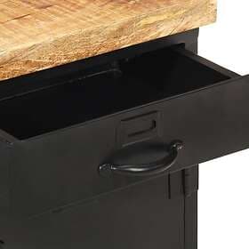 vidaXL Nightstand Rough Mango Wood 40x30x52cm 320664