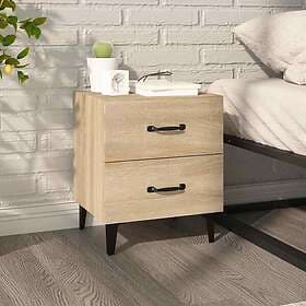 vidaXL Sängbord sonoma-ek 40x35x47.5 cm 811994