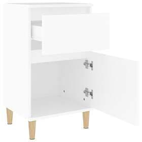 vidaXL Sängbord vit 40x35x70 cm 819692