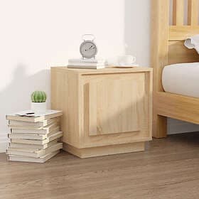 vidaXL Sängbord sonoma-ek 44x35x45 cm konstruerat trä 819842
