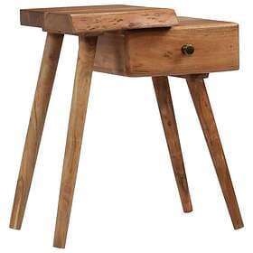 vidaXL Nightstand Solid Acacia Wood 45x32x55cm 245662