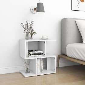 vidaXL Nightstand White 50x30x51.5cm Constructed Wood 806365