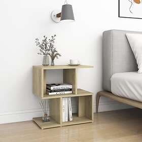 vidaXL Nightstand Sonoma Oak 50x30x51.5cm Engineered Wood 806370