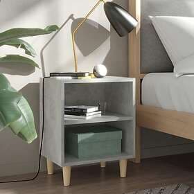 vidaXL Nightstand Concrete Grey 40x30x50cm 805787