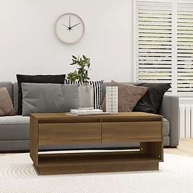 vidaXL Soffbord brun ek 102.5x55x44 cm konstruerat trä 812980