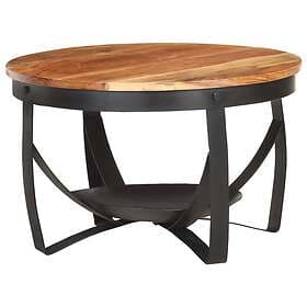 vidaXL Coffee Table Brown Oak 68x68x43cm Solid Acacia Wood 320795