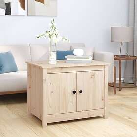 vidaXL Soffbord 71x49x55 cm massiv furu 820926