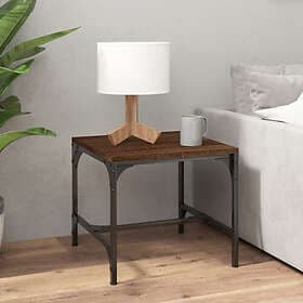 vidaXL Soffbord brun ek 40x40x35 cm konstruerat trä 819410
