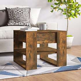 vidaXL Soffbord rökfärgad ek 55.5x55x45 cm konstruerat trä 816931