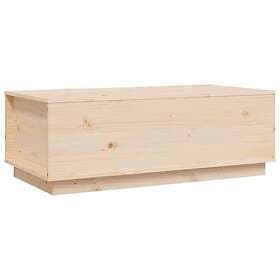 vidaXL Soffbord 100x50x35 cm massiv furu 813420