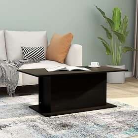 vidaXL Coffee Table Black 102x55.5x40cm Particle Board 810308