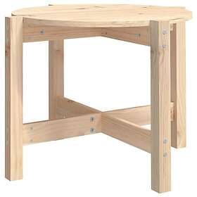 vidaXL Soffbord Ø 62.5x45 cm massiv furu 822302