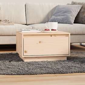 vidaXL Soffbord 55x56x32 cm massiv furu 813405