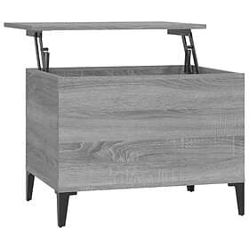 vidaXL Soffbord grå sonoma 60x44.5x45 cm konstruerat trä 819578