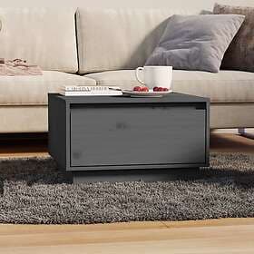 vidaXL Coffee Table Grey 55x56x32cm Solid Pine 813407
