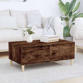 vidaXL Soffbord rökfärgad ek 90x50x36.5 cm konstruerat trä 821113