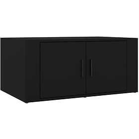 vidaXL Console Table Black Constructed Wood 80x50x36cm 816513