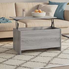 vidaXL Soffbord grå sonoma-ek 102x55.5x52.5 cm konstruerat trä 819267