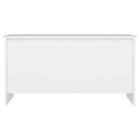 vidaXL Soffbord vit 102x55.5x52.5 cm konstruerat trä 809665