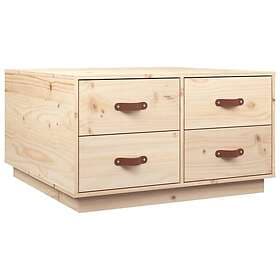 vidaXL Soffbord 80x80x45 cm massiv furu 821517