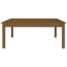 vidaXL Soffbord honungsbrun 100x100x40 cm massiv furu 814292